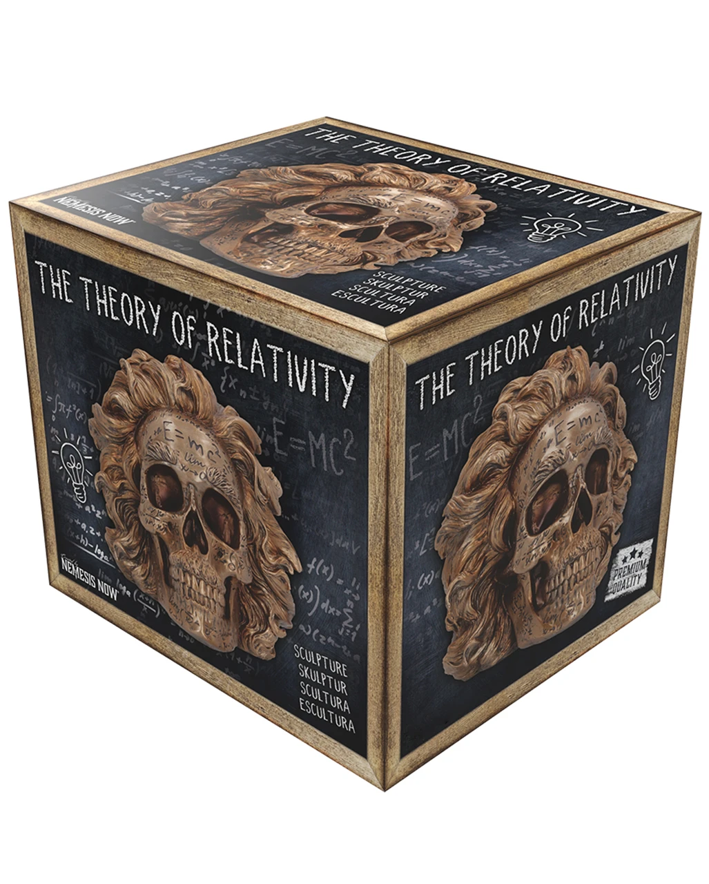 Albert Einstein Totenschädel 21cm 7 Albert Einstein Totenschädel 21cm – Bild 7