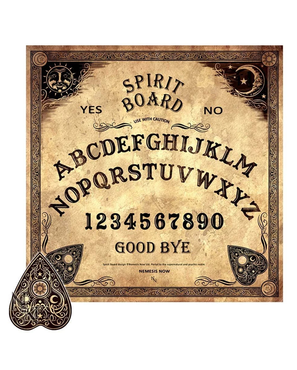 Altes Ouija Brett Mit Zeiger 1 Altes Ouija Brett Mit Zeiger