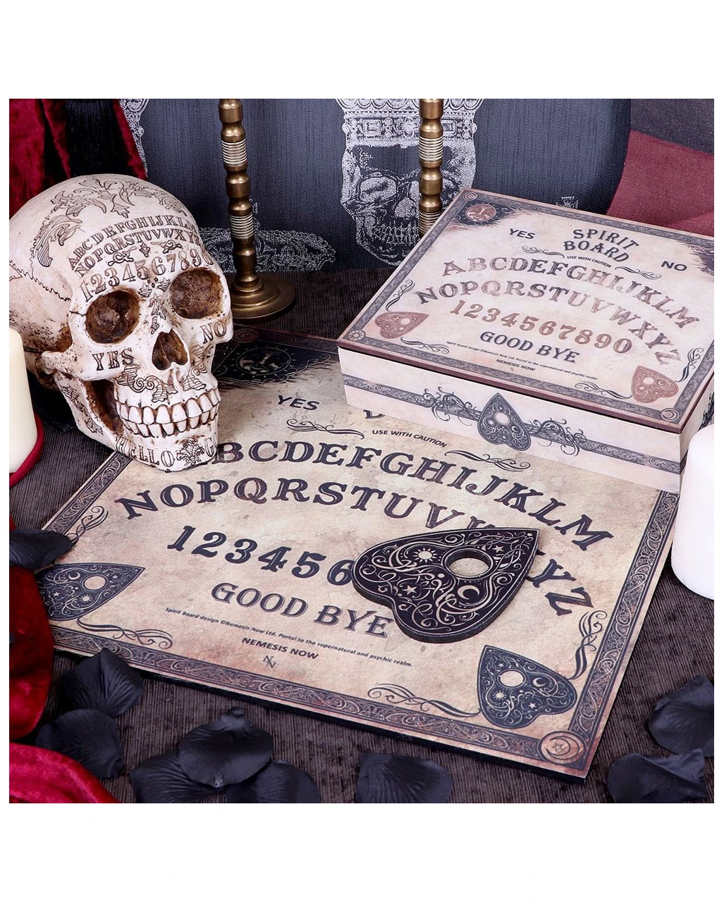 Altes Ouija Brett Mit Zeiger 2 Altes Ouija Brett Mit Zeiger – Bild 2