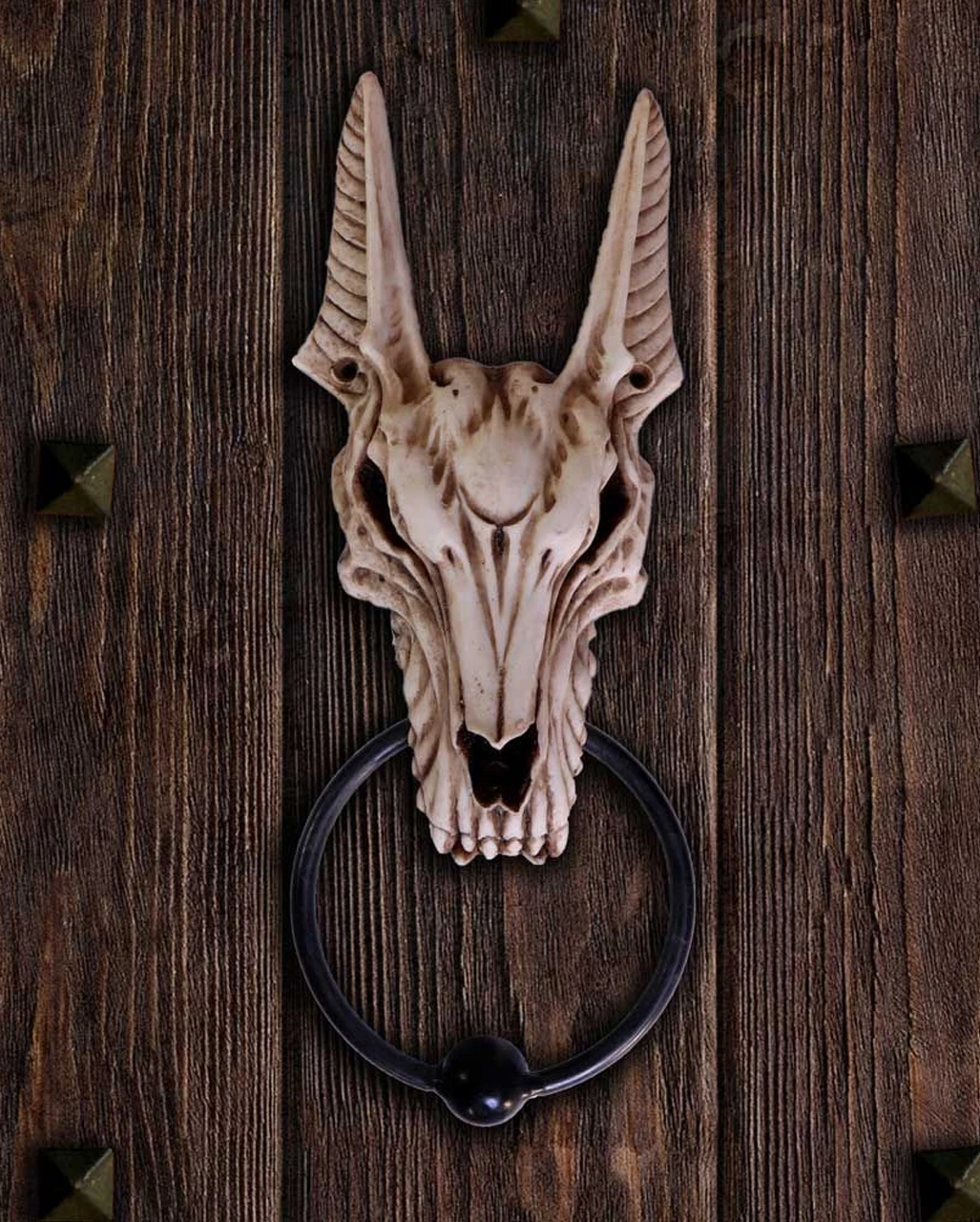 Anubis Totenschädel Türklopfer 5 Anubis Totenschädel Türklopfer – Bild 5