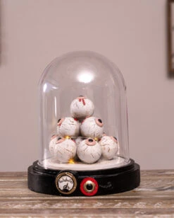 Beleuchteter Augenhügel Unter Glashaube 18cm 11 Beleuchteter Augenhügel Unter Glashaube 18cm -Halloween Serien Geschäft augenberg unter glaskuppel mit licht eye mound under glass dome with light halloween dekoration 54741 06