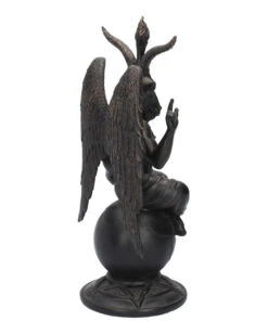 Baphomet Antik Figur Mit Ornamente 10 Baphomet Antik Figur Mit Ornamente -Halloween Serien Geschäft baphomet mit pentagram antik figur bapohmet antique figurine gothic deco 39516 05