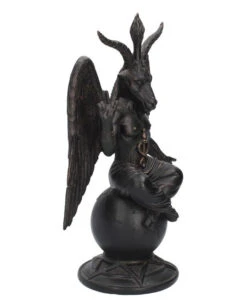 Baphomet Antik Figur Mit Ornamente 11 Baphomet Antik Figur Mit Ornamente -Halloween Serien Geschäft baphomet mit pentagram antik figur bapohmet antique figurine gothic deco 39516 06
