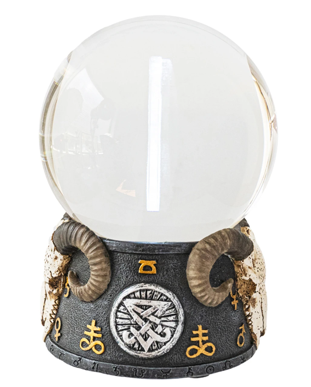 Baphomet Kristallkugel Mit LED 2 Baphomet Kristallkugel Mit LED – Bild 2