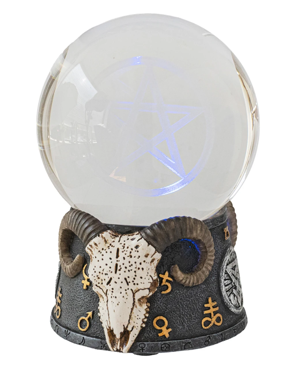 Baphomet Kristallkugel Mit LED 4 Baphomet Kristallkugel Mit LED – Bild 4
