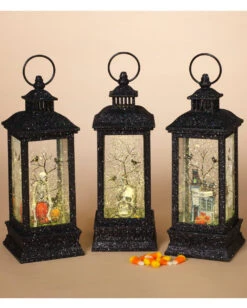 Leuchtende Halloween Wasserkugel Laterne 28cm 5 Leuchtende Halloween Wasserkugel Laterne 28cm -Halloween Serien Geschäft beleuchtete halloween wasserkugel laterne 28cm lighted spinning water globe halloween lantern halloween deko 54182 3