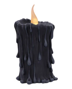 Schwarze Magie LED Kerze 19cm -Halloween Serien Geschäft black magic led kerze black magic led candle halloween deko gothic deko 54011 04