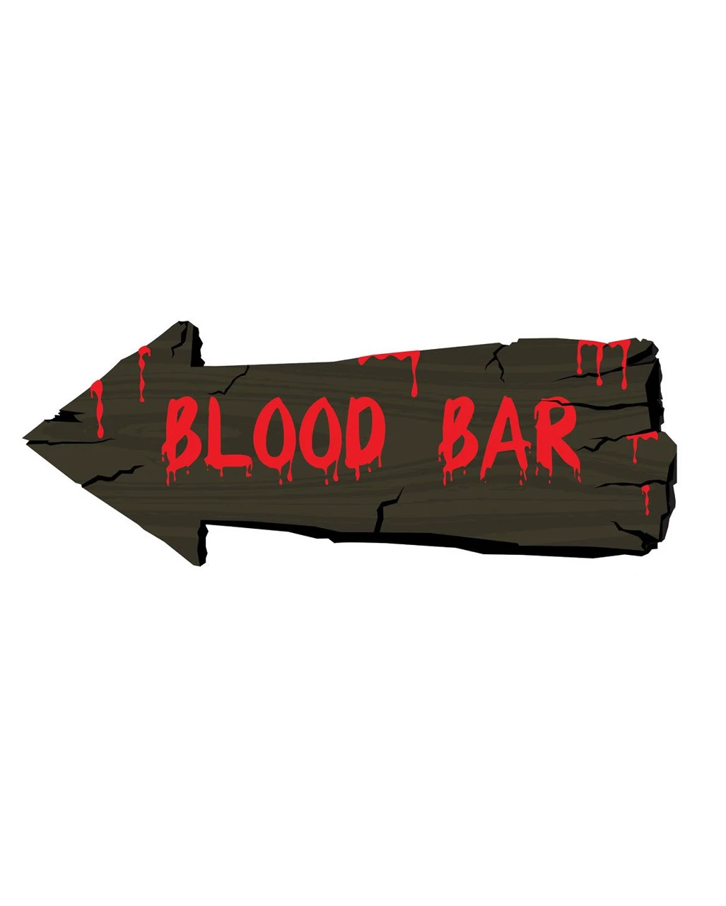 Blood Bar Halloween Wandschild 1 Blood Bar Halloween Wandschild