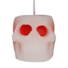 Blutende Totenkopf Kerze 6 Cm