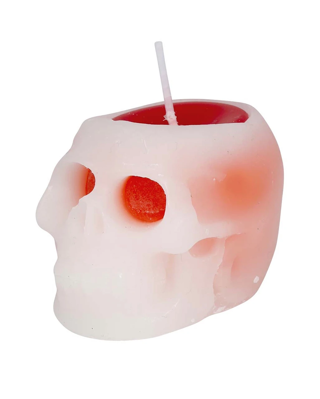 Blutende Totenkopf Kerze 6 Cm 2 Blutende Totenkopf Kerze 6 Cm – Bild 2