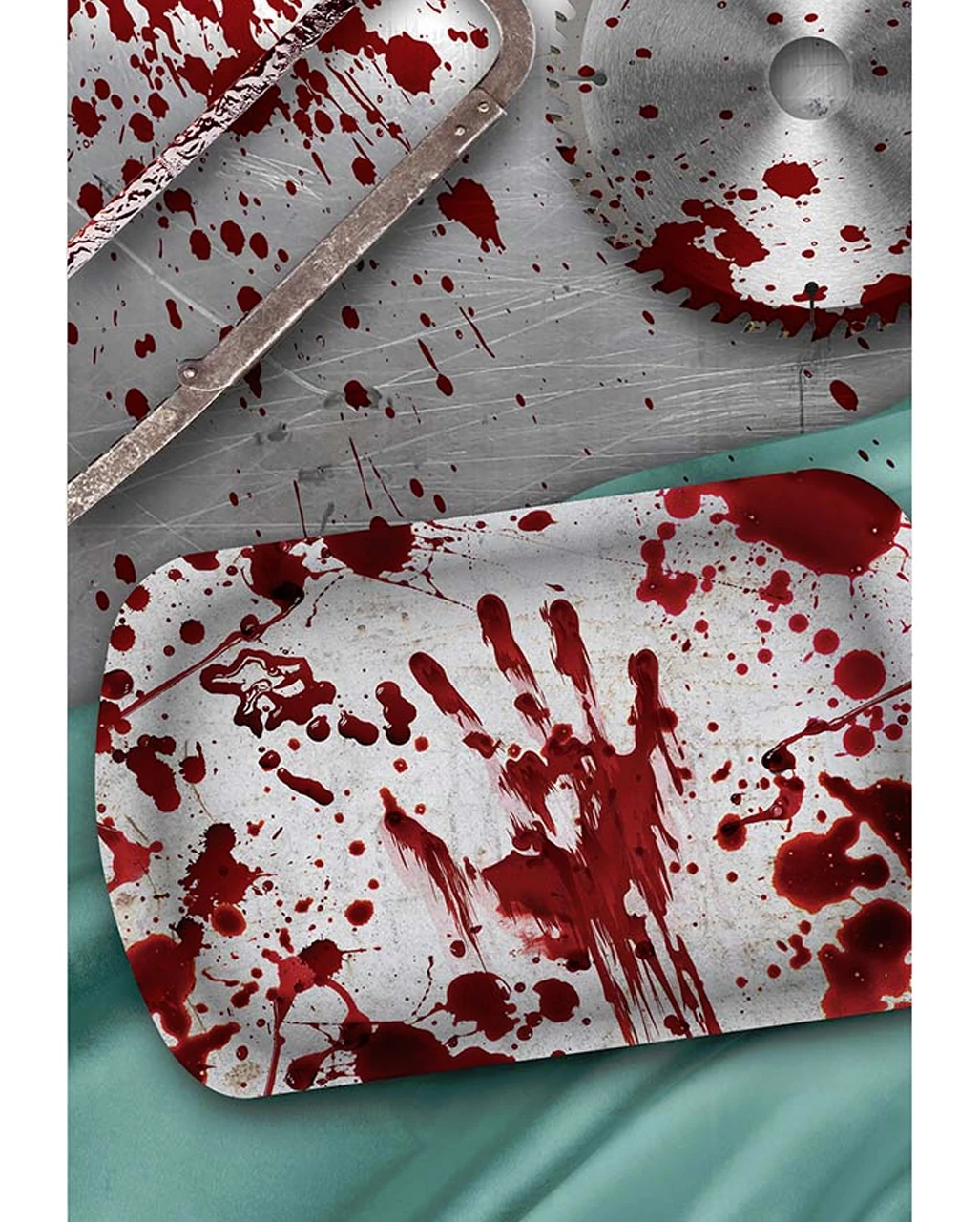 Party Tablett Halloween Blutbad 2 Party Tablett Halloween Blutbad – Bild 2