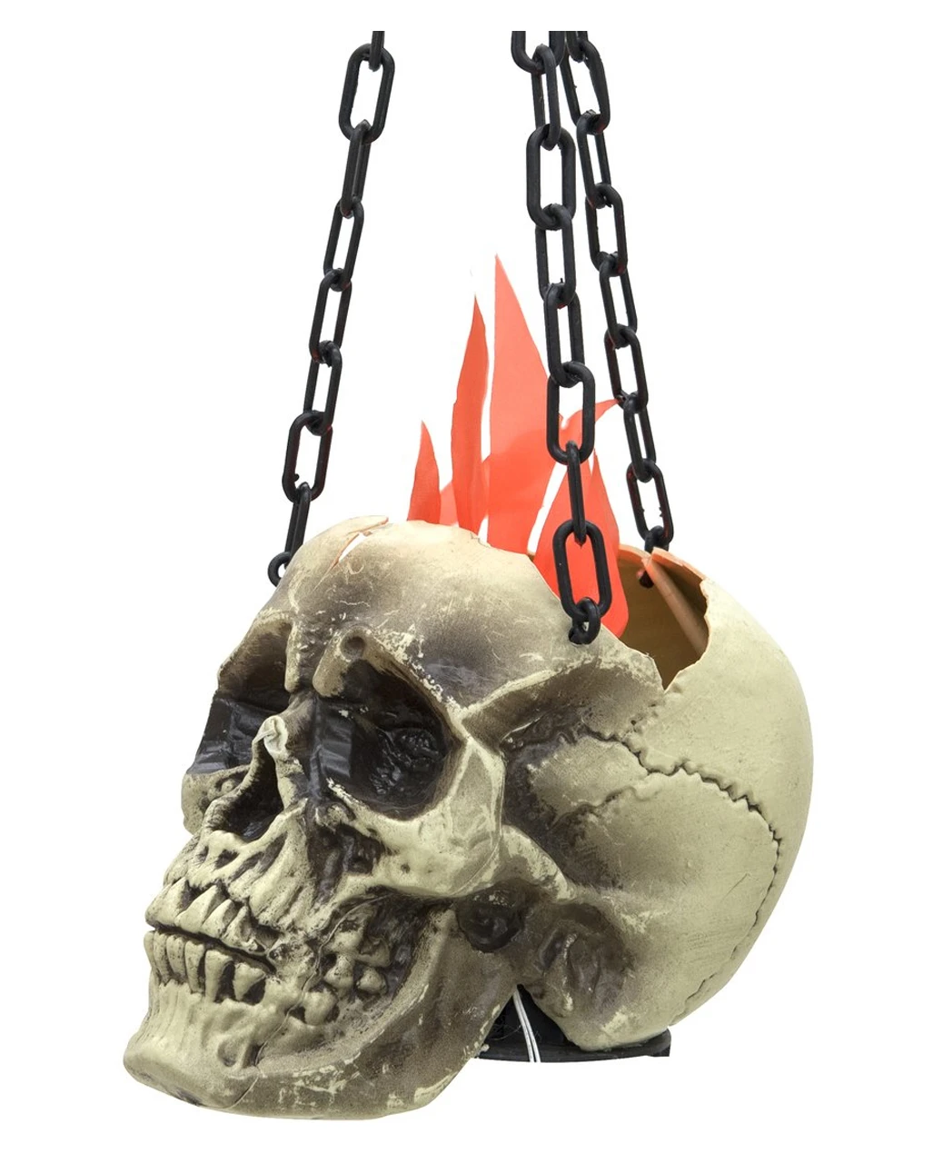 Totenkopf LED Flammenschale 1 Totenkopf LED Flammenschale