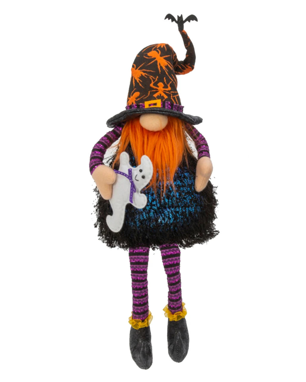 Leuchtender Halloween Zwerg Kantenhocker Mit Geist 75cm 1 Leuchtender Halloween Zwerg Kantenhocker Mit Geist 75cm