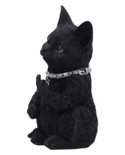 Bestseller -Halloween Serien Geschäft cattitude katze zeigt mittelfinger cattitude cat showing middle finger gothic deko geschenkartikel 53939 2