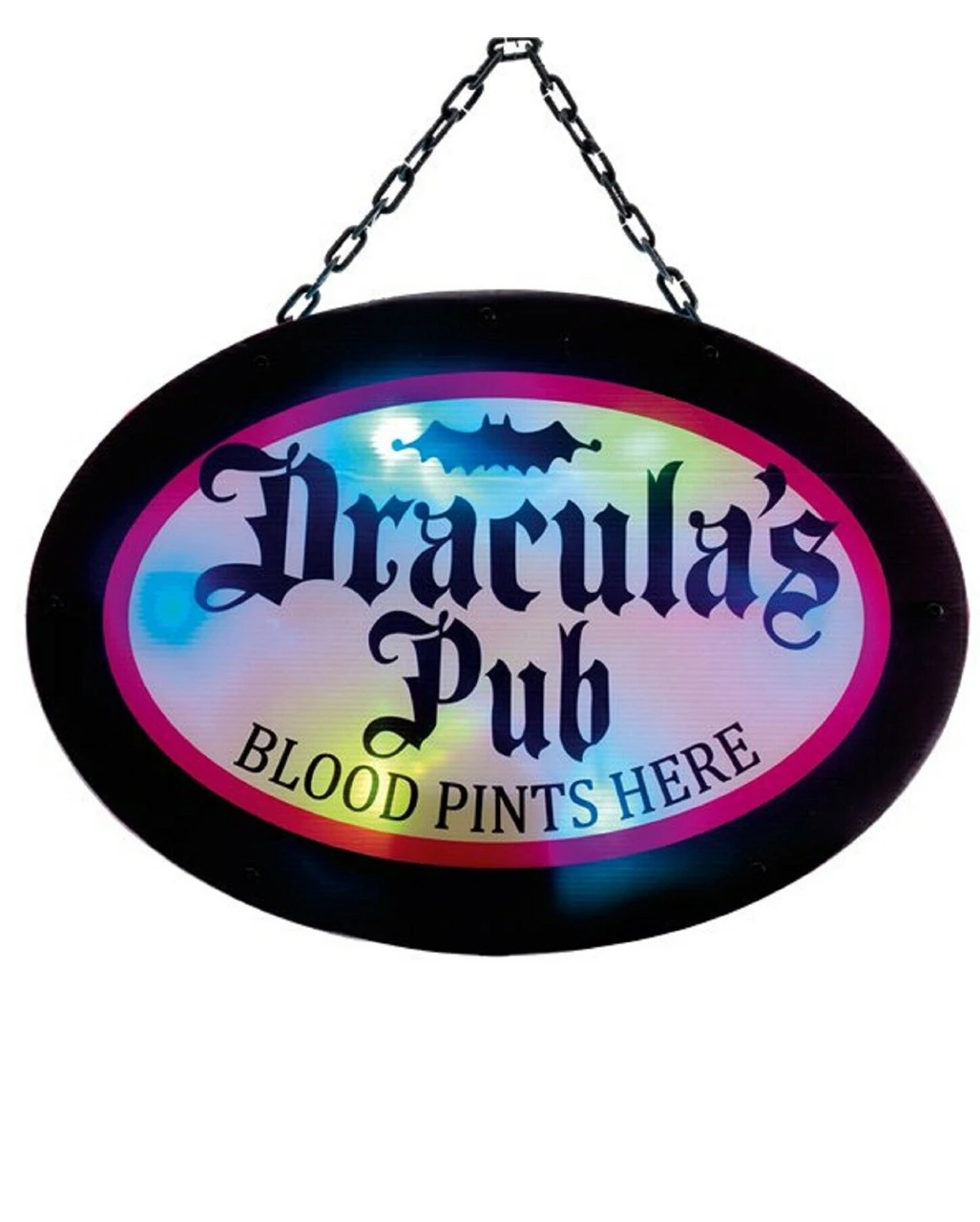 Draculas Pub Wanddeko Mit LEDs 47cm 2 Draculas Pub Wanddeko Mit LEDs 47cm – Bild 2