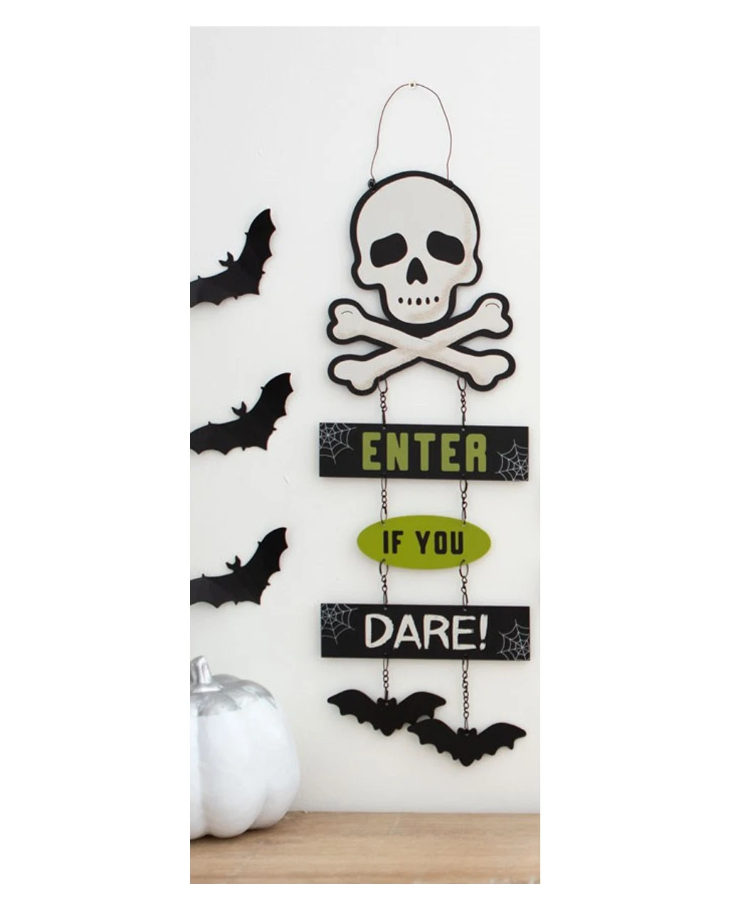 Enter If You Dare Halloween Hängeschild 30cm 3 Enter If You Dare Halloween Hängeschild 30cm – Bild 3