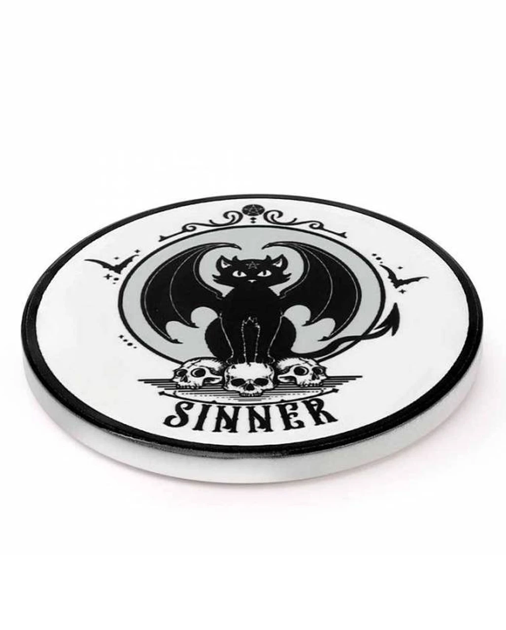 Fledermaus Katze Untersetzer 2 Fledermaus Katze Untersetzer – Bild 2