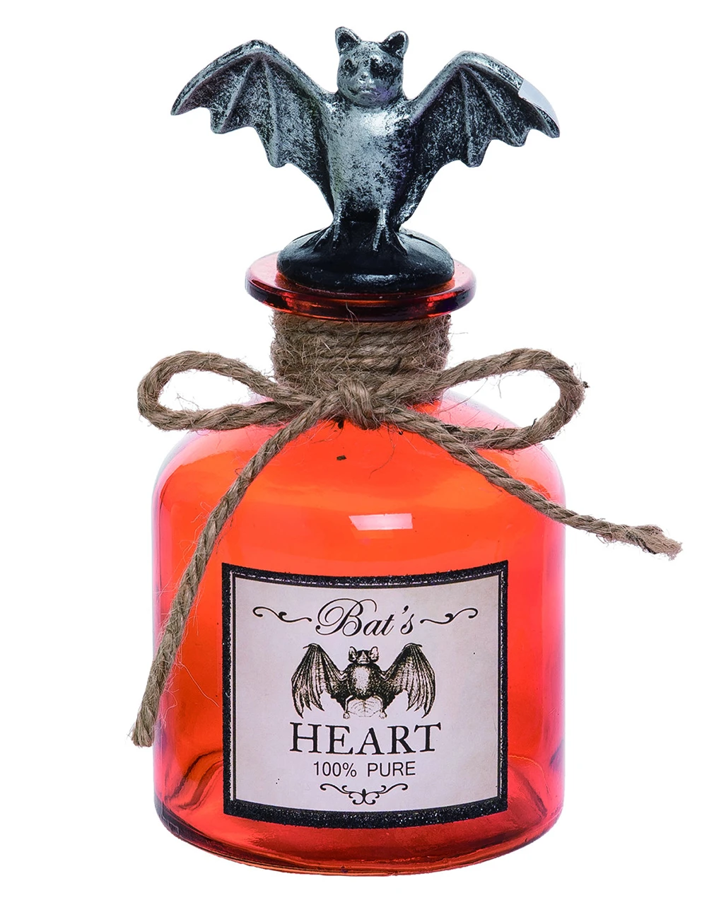 Zaubertrank Glasflasche Fledermaus Herz 1 Zaubertrank Glasflasche Fledermaus Herz