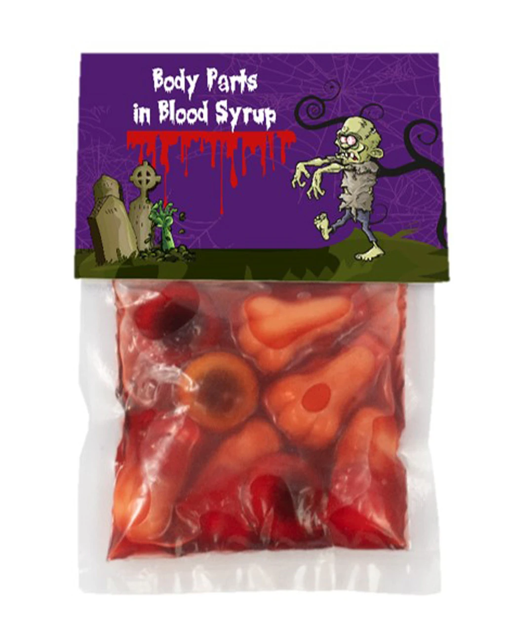 Körperteile Aus Fruchtgummi & Blutsauce 1 Körperteile Aus Fruchtgummi & Blutsauce