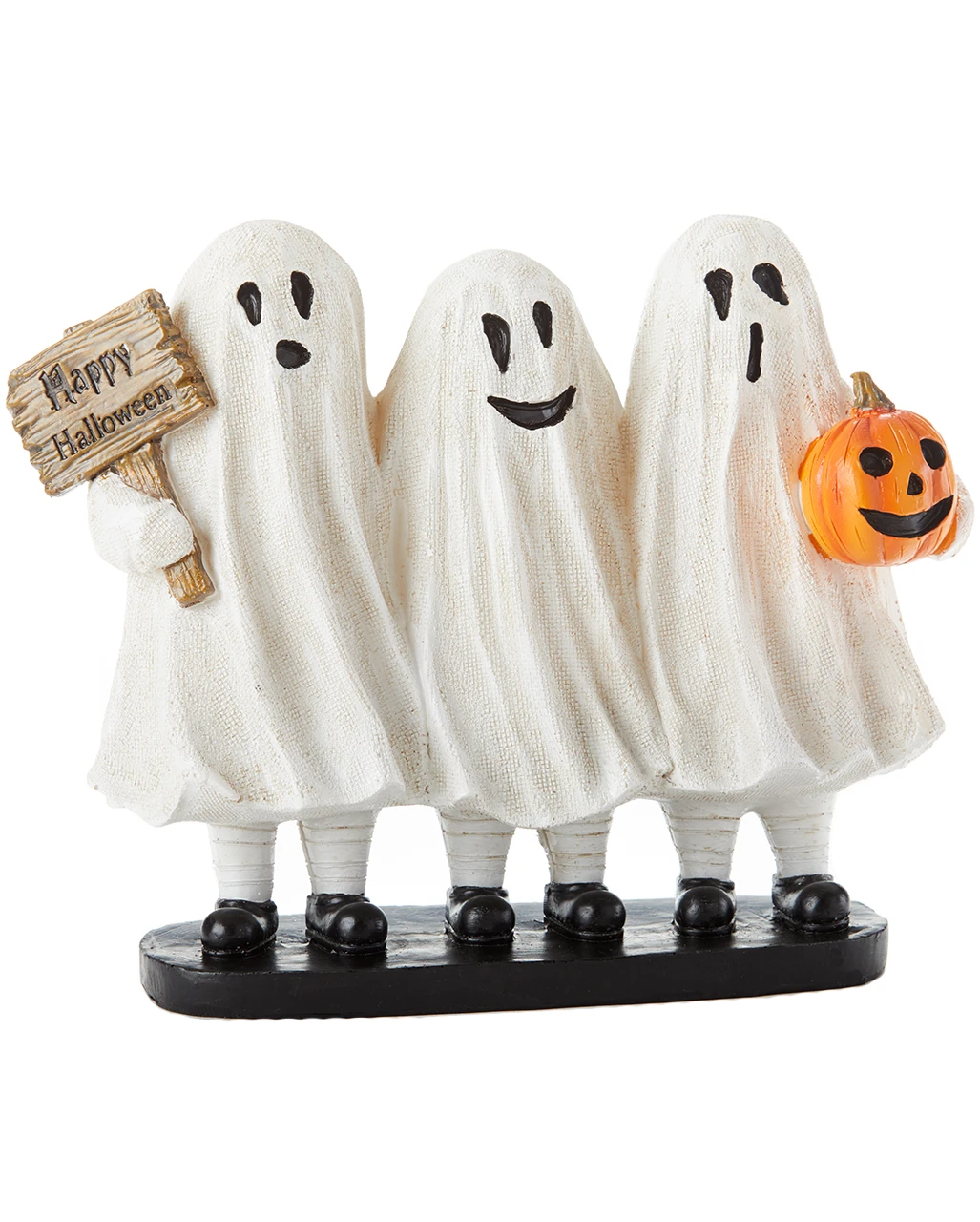 3 Niedliche Happy Halloween Geister 20x16 Cm 1 3 Niedliche Happy Halloween Geister 20x16 Cm