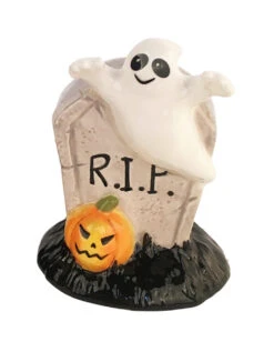 Halloween Grabsteine Salz & Pfefferstreuer -Halloween Serien Geschäft geisterfriedhof salz und pfefferstreuer halloween geschenke spooky halloween homeware und wohnungsdeko ghost salt and pepper set 54644 2