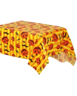 Halloween Tischdecke Gestreift