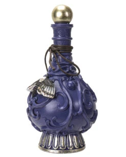 Giftflasche Mit Totenschädel Motte 23cm -Halloween Serien Geschäft giftflasche mit totenkopf motte poision bottle with skull moth halloween tischdekoration gothic deko 54736 04