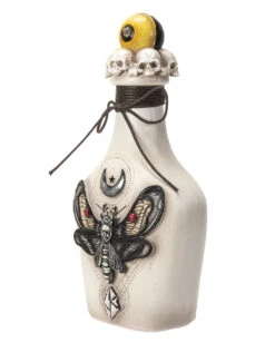 Giftflasche Mit Totenkopf Motte & Auge 25cm 9 Giftflasche Mit Totenkopf Motte & Auge 25cm -Halloween Serien Geschäft giftflasche mit totenkopf schwaermer und augapfel poision bottle with skull moth and eyeball 54747 05