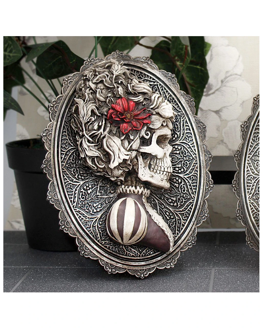 Gothic Skelett Dame Day Of The Dead Wand- & Standbild 5 Gothic Skelett Dame Day Of The Dead Wand- & Standbild – Bild 5