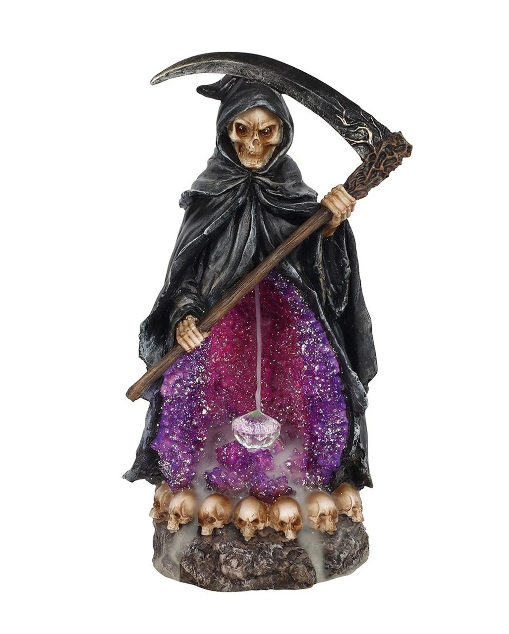 Sensenmann Backflow Räucherkegel Halter Mit LED 1 Sensenmann Backflow Räucherkegel Halter Mit LED