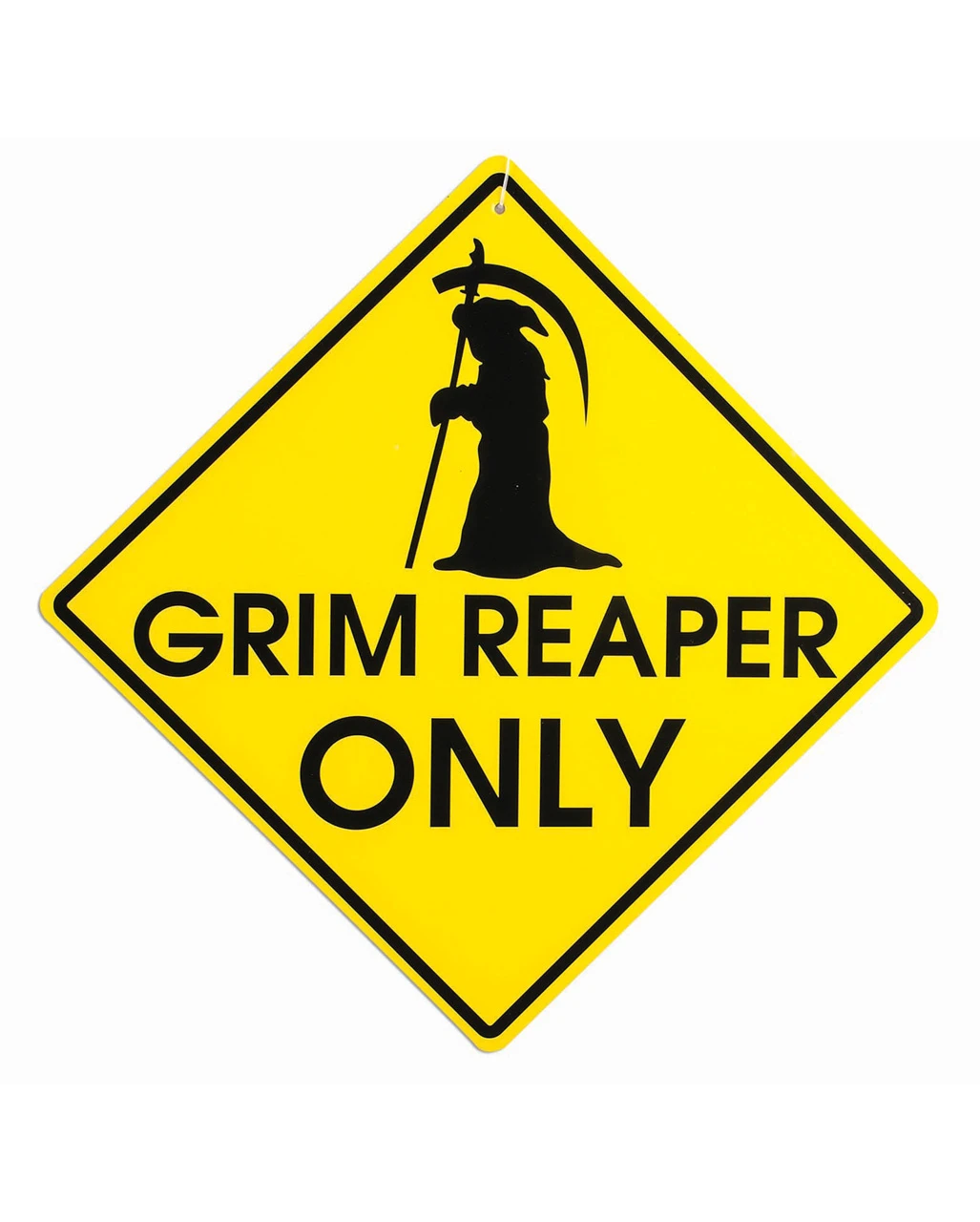 Grim Reaper Only Hinweisschild 2 Grim Reaper Only Hinweisschild – Bild 2
