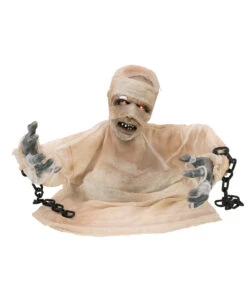 Mumie Halloween Animatronic 40cm 8 Mumie Halloween Animatronic 40cm -Halloween Serien Geschäft groundbreaker mumie animatronic 40cm halbierte mumie halloween dekofigur animated mummy 36298 04