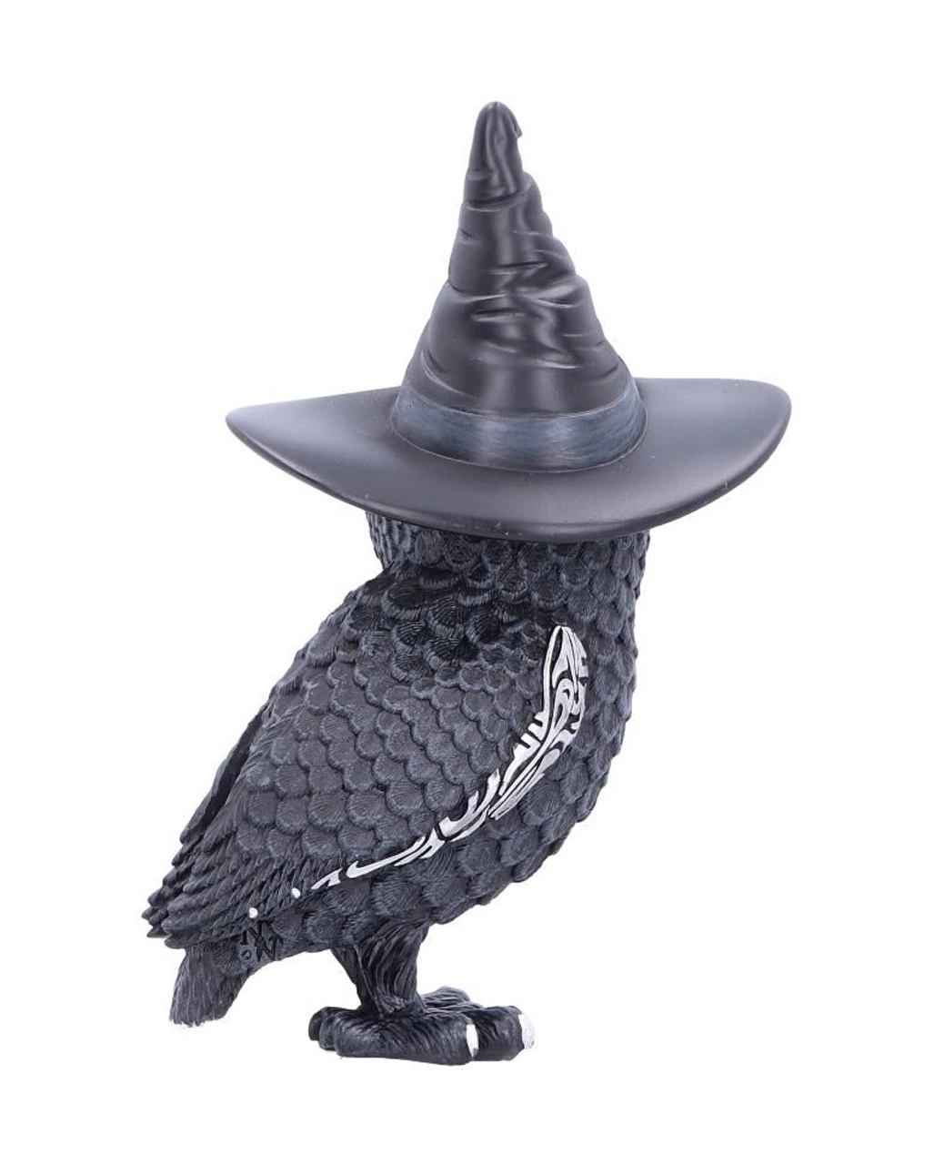 Walpurgisnacht Eule Mit Hexenhut 13,5cm 2 Walpurgisnacht Eule Mit Hexenhut 13,5cm – Bild 2