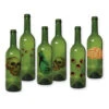 Halloween Flaschen Aufkleber 6 St.