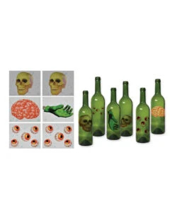 Halloween Flaschen Aufkleber 6 St. 5 Halloween Flaschen Aufkleber 6 St. -Halloween Serien Geschäft halloween flaschen etiketten halloween flaschen aufkleber halloween bottle labels 39323 03