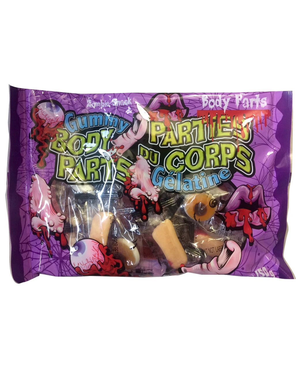 Halloween Körperteile Fruchtgummi 1 Halloween Körperteile Fruchtgummi
