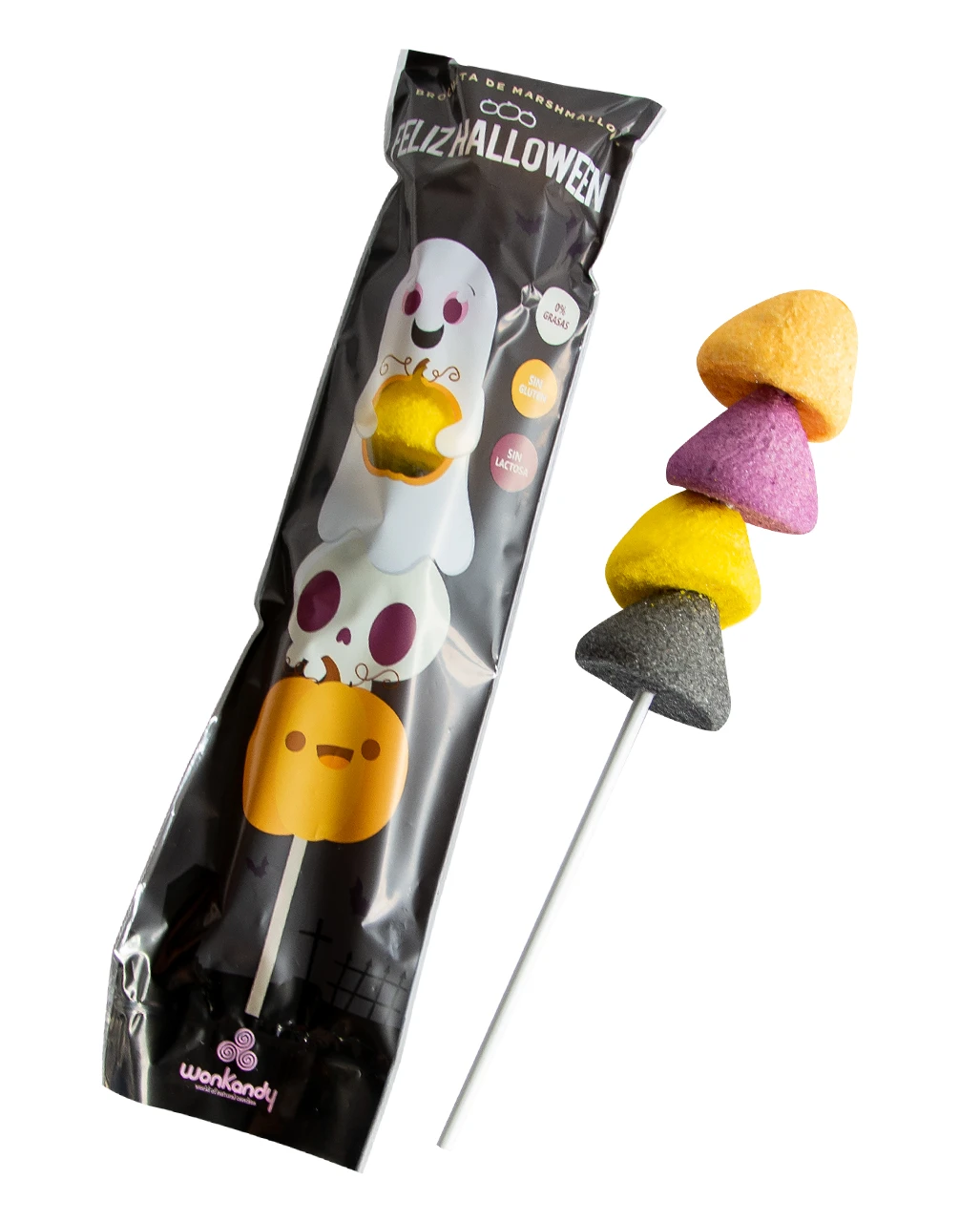 Halloween Marshmallow Geister Spieß 1 Halloween Marshmallow Geister Spieß