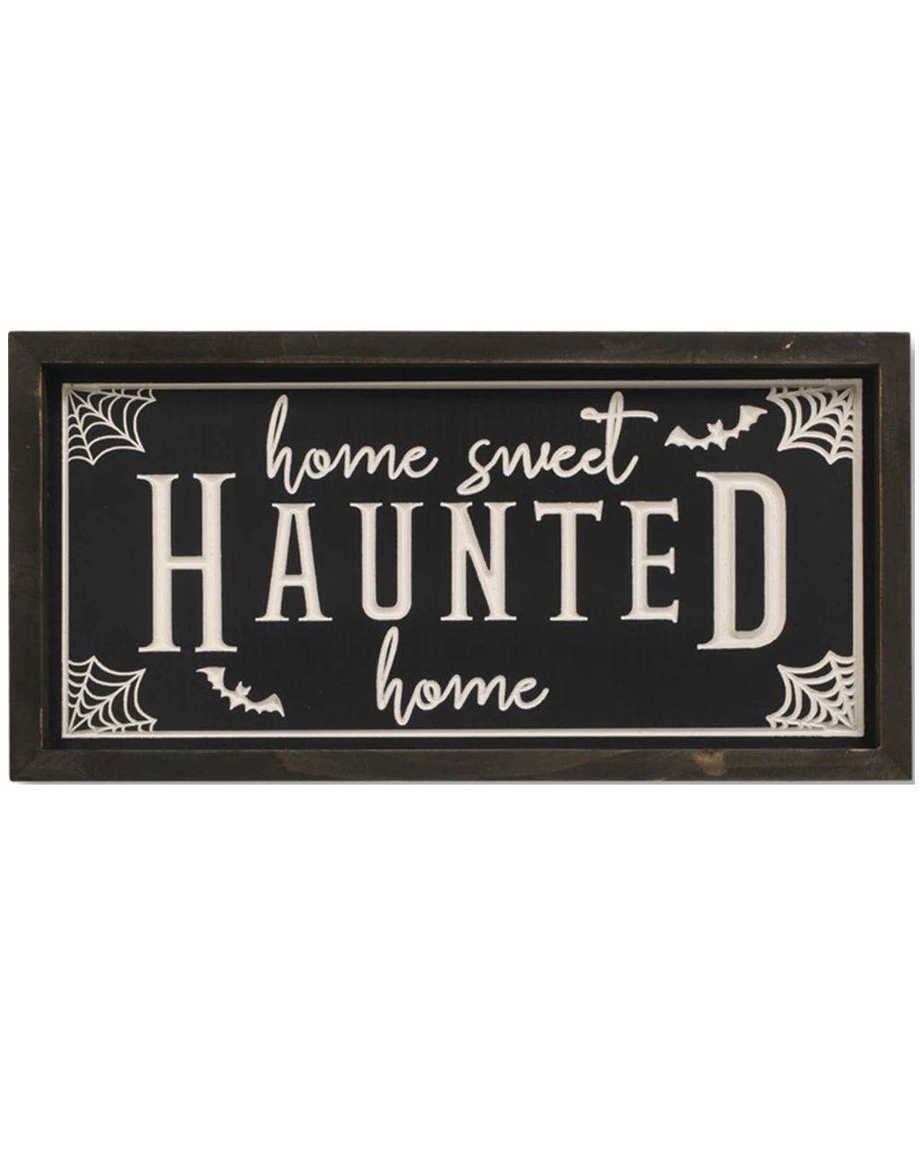 "Home Sweet Haunted Home" Halloween Wandbild 40cm 1 "Home Sweet Haunted Home" Halloween Wandbild 40cm