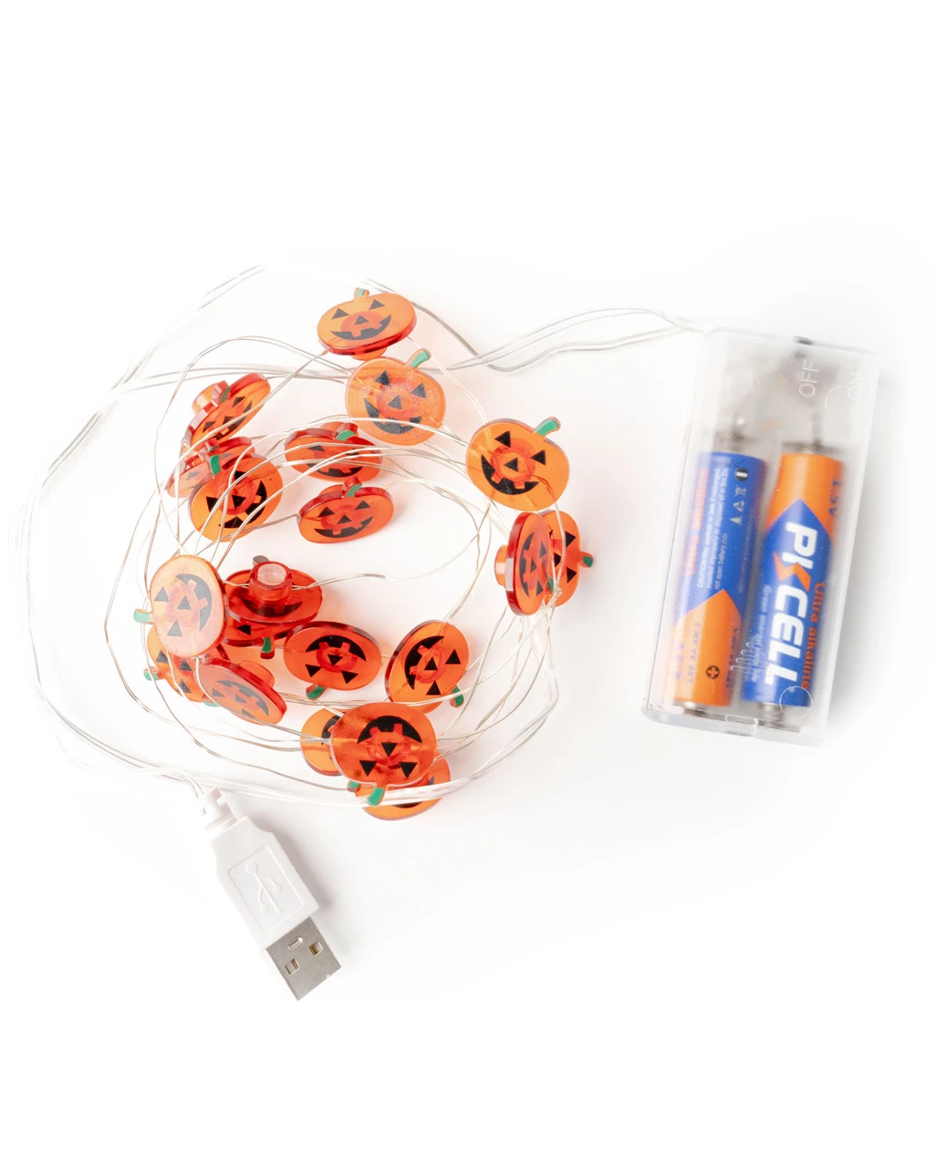 Mini Kürbis Lichterkette Als Halloween Deko 2 Mini Kürbis Lichterkette Als Halloween Deko – Bild 2