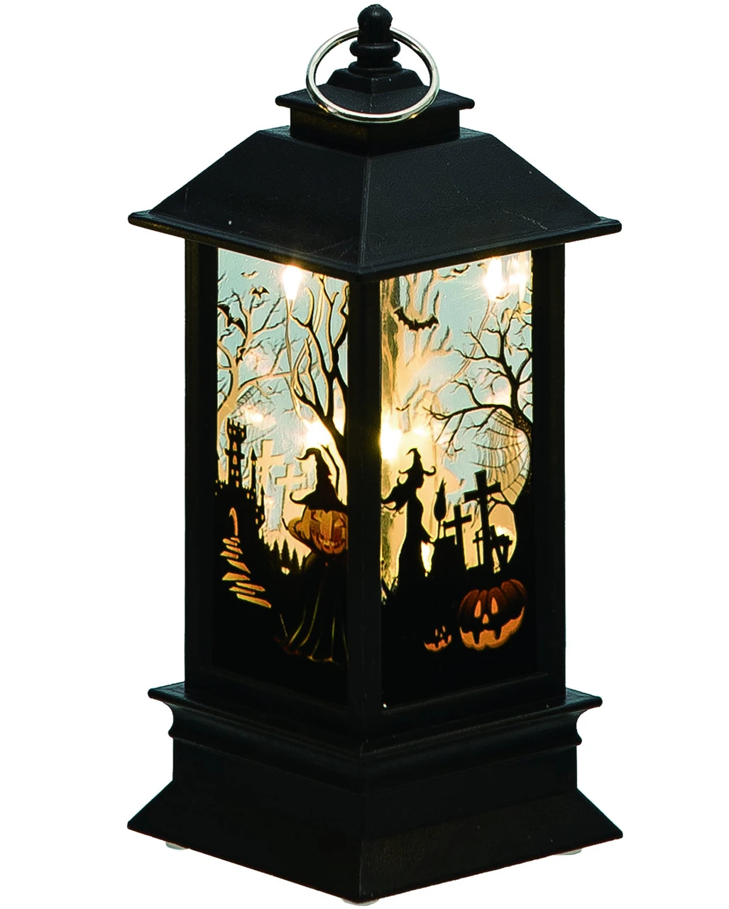 Hexen & Kürbis Halloween Schatten Laterne 1 Hexen & Kürbis Halloween Schatten Laterne