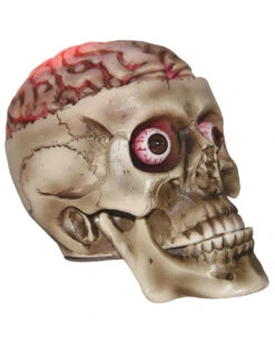 Halloween Totenschädel Mit Blutigem LED Gehirn 19cm 5 Halloween Totenschädel Mit Blutigem LED Gehirn 19cm -Halloween Serien Geschäft halloween totenkopf mit blutigem led gehirn halloween skull with bloddy led brain halloween deko 53917 02