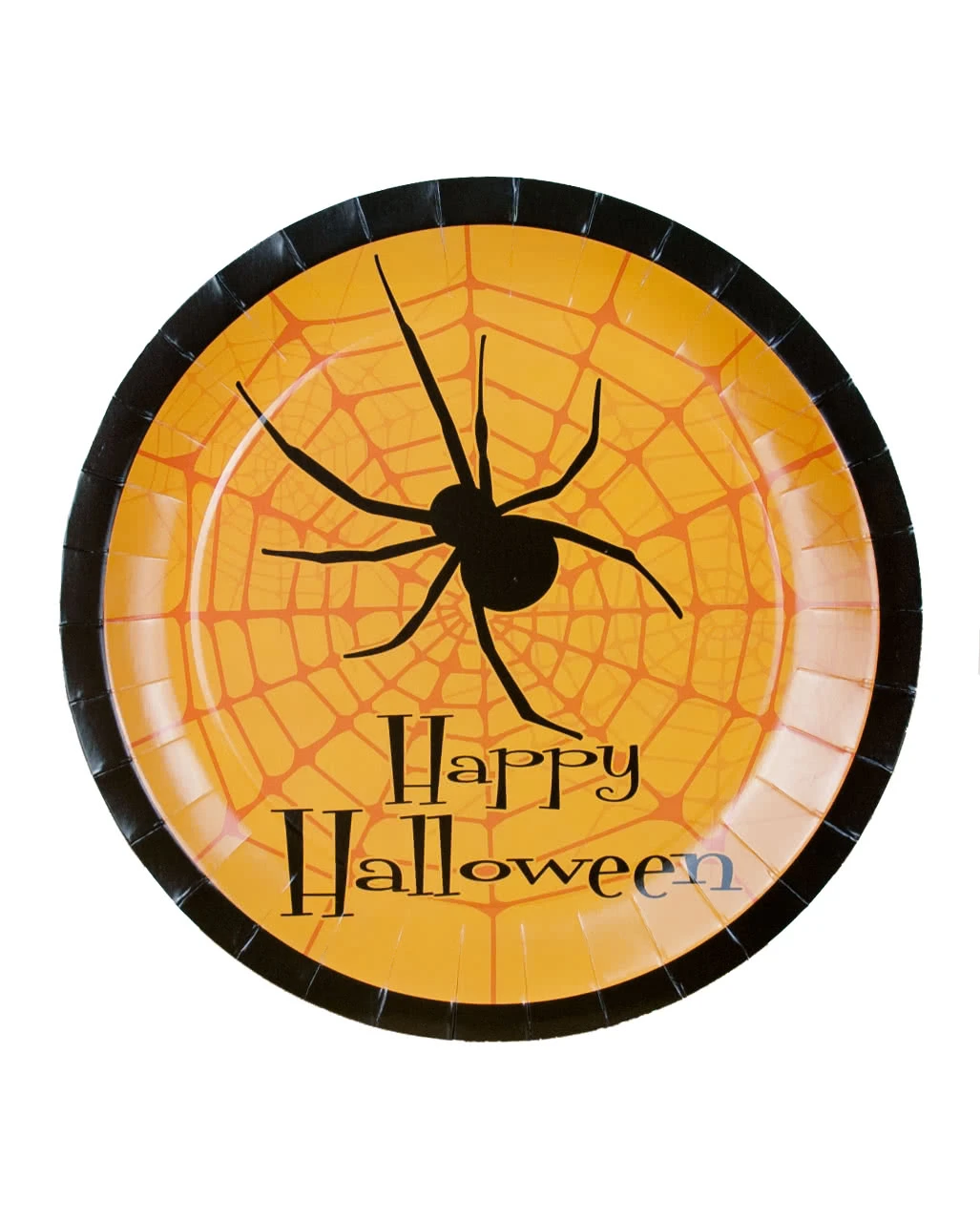 Spinnen Pappteller Happy Halloween 8 St. 1 Spinnen Pappteller Happy Halloween 8 St.
