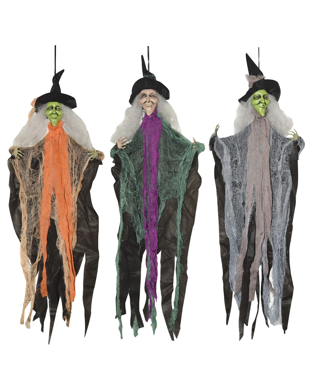 Hexe Mit Positionierbaren Armen & Fetzenkleid 1 Hexe Mit Positionierbaren Armen & Fetzenkleid