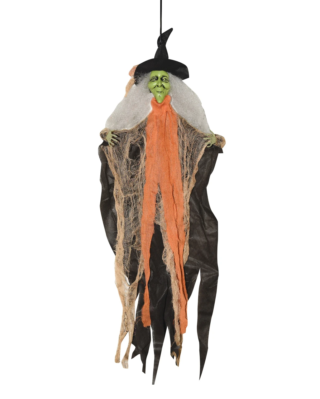 Hexe Mit Positionierbaren Armen & Fetzenkleid 2 Hexe Mit Positionierbaren Armen & Fetzenkleid – Bild 2