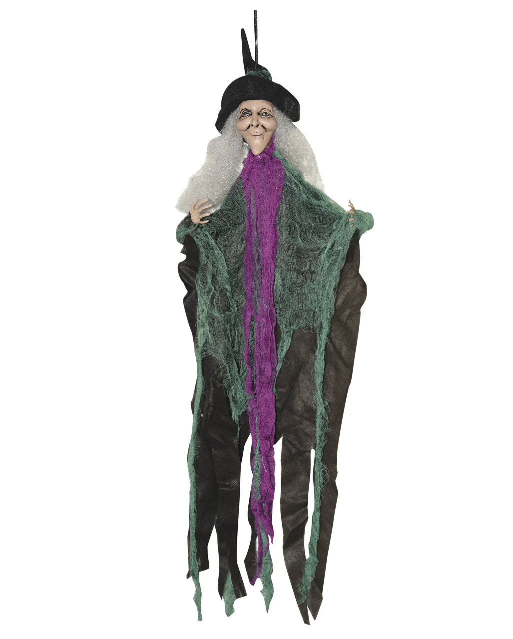 Hexe Mit Positionierbaren Armen & Fetzenkleid 3 Hexe Mit Positionierbaren Armen & Fetzenkleid – Bild 3