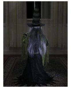 Hexe Mit Hexenkugel Halloween Animatronic 5 Hexe Mit Hexenkugel Halloween Animatronic -Halloween Serien Geschäft hexe mit wahrsagekugel halloween animatronic fortune teller witch halloween animated prop horror und halloween deko 51248 3