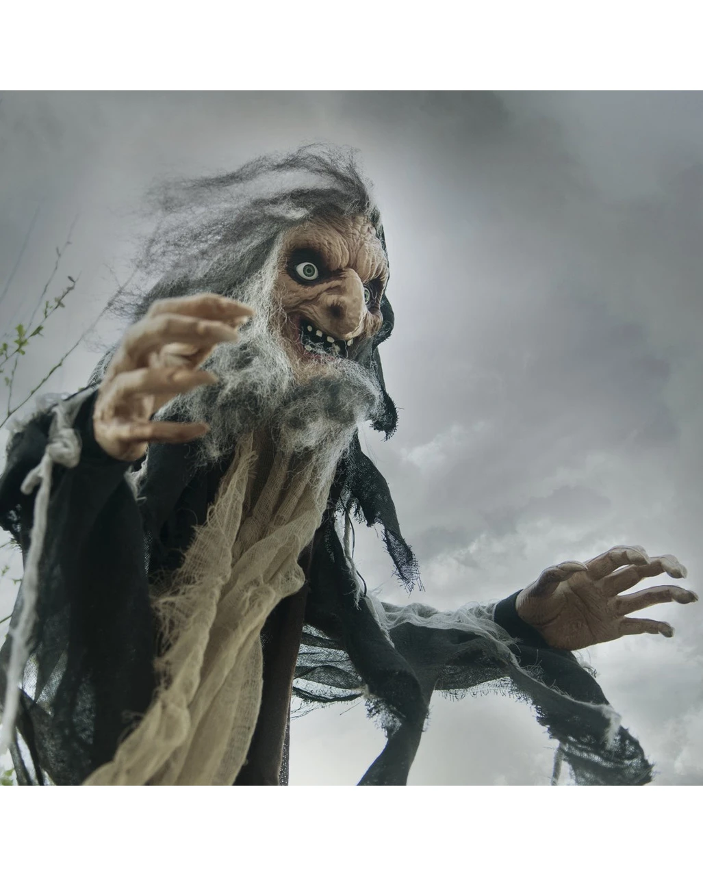 Halloween Figur Hexe Nahema 163cm 5 Halloween Figur Hexe Nahema 163cm – Bild 5