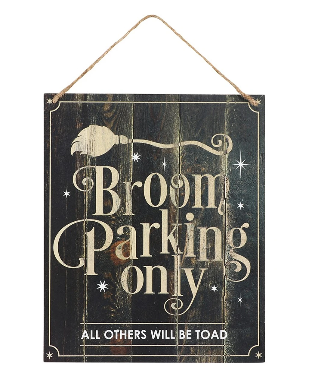 Hexenbesen Parken Dekoschild 1 Hexenbesen Parken Dekoschild
