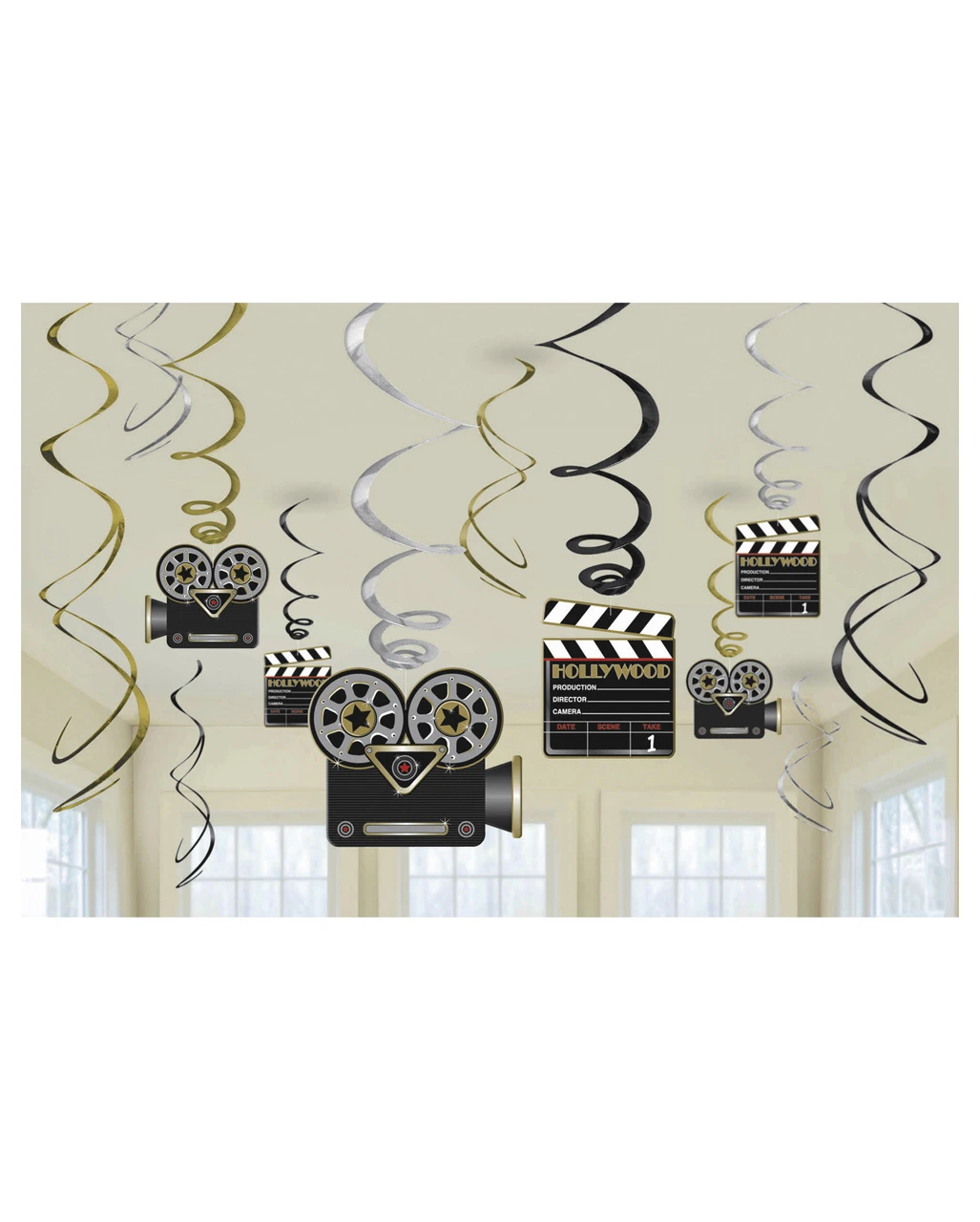 Hollywood Swirl Hängedekoration 12-teilig 1 Hollywood Swirl Hängedekoration 12-teilig