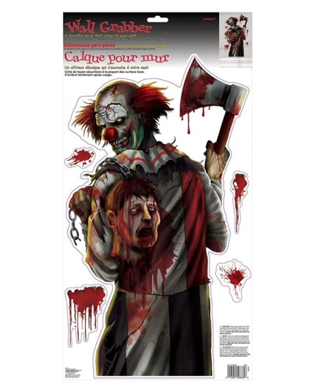 Horrorclown Wandfolie 1 Horrorclown Wandfolie